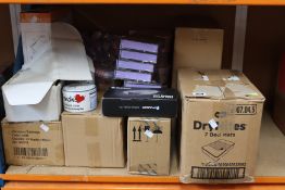 A small quantity of miscellaneous items to include notebooks, dry night bed mats and stationery