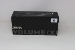 A boxed as new Dunlop DVP3 Volume (X) Guitar Pedal.