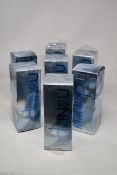 Seven as new Calvin Klein eau de toilette (7 x 150ml) (Damage to outer boxes and two without lids).