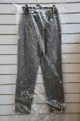 A pair of women's as new Oui dark grey trousers (Size 36 - RRP £139).