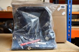 Seven as new Inside Out Blue Hustler V2 denim gillets (All XL).