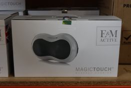 A boxed as new E & M Active Magic Touch Massage Cushion (RRP £118) https://emactive.com/em-active/