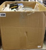A box of as new assorted costume jewellery.