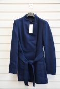 An as new French Connection platform felt crossover coat (Size 12 - RRP £190).