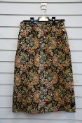 An as new Celine Paris flower tapestry skirt (Size 40 - RRP 810).
