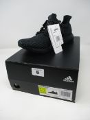 A pair of as new Adidas Ultra Boost trainers (UK 8).