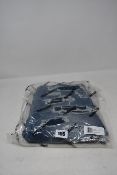 A pair of as new Represent Shredded jeans in light indigo (33