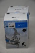 Two boxed as new ResMed AirFit F20 full face masks for CPAP in small and large.