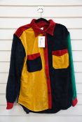 An as new Wales Bonner Notting Hill patchwork shirt (Size 50 - RRP £322).