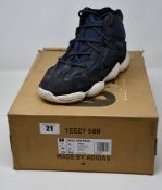 A pair of as new Adidas Yeezy 500 High trainers (UK 6.5 - Damaged box).