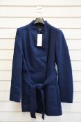 An as new French Connection platform felt crossover coat (Size 12 - RRP £190).