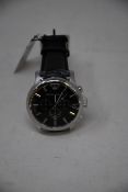 A men's as new Emporio Armani AR0431 classic black watch (No box included).