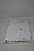 An as new Thom Browne New York classic long sleeve button down point collar shirt (Size 38).