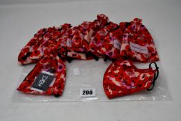 Ten as new Natasha Zinko Poppy face masks (RRP £25 each).