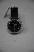 A men's as new Emporio Armani AR0431 classic black watch (No box included).