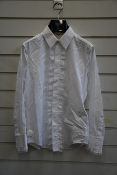 An as new Celine Paris Brodee frill blouse (Size 38 - RRP £780).