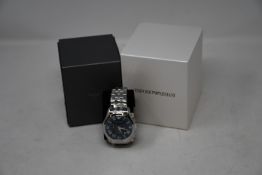 A men's boxed as new Emporio Armani AR1787 watch.