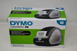 A boxed as new Dymo Label Writer 450 label printer.