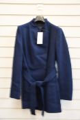 An as new French Connection platform felt crossover coat (Size 12 - RRP £190).