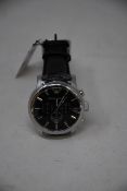 A men's as new Emporio Armani AR0431 classic black watch (No box included).