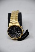 A men's as new Emporio Armani AR5857 gold chronograph watch (No box included).