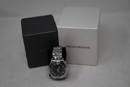 A men's boxed as new Emporio Armani AR1787 watch.