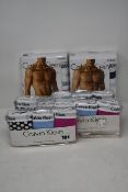 Four packs of Calvin Klein thongs (All XL, 3 pairs per pack - RRP £33 per pack) and two packs of