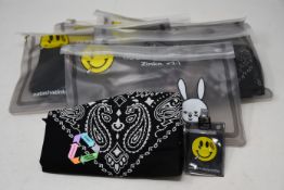Five as new DUOltd and Natasha Zinko Duo bandana masks (RRP £50 each).
