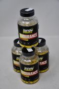 Four as new Ryno Power Endurance Stimulant-Free Energy Supplements (125 capsules each).
