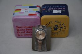 Two ladies as new Fossil Georgia watches ES2830 (RRP £75 each).