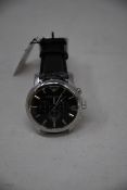 A men's as new Emporio Armani AR0431 classic black watch (No box included).