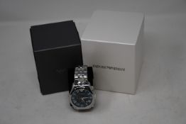 A men's boxed as new Emporio Armani AR1787 watch.