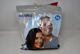 Two sealed as new ResMed Mirage Quattro medium full face masks.