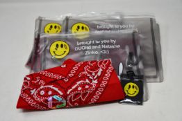 Five as new DUOltd and Natasha Zinko Duo bandana masks (RRP £50 each).