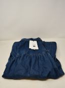 An as new Celine Paris Prairie denim skirt (Size 28 - RRP £390).