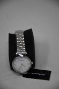 A ladies as new Emporio Armani AR1908 Gianni T-bar watch (No box included).
