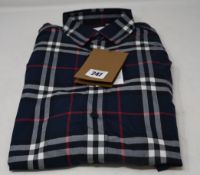 An as new Burberry Caxton shirt (XS - RRP £350 - Please note this item still has security tag