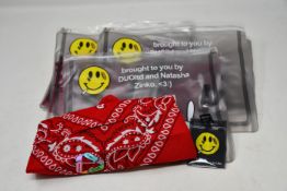 Five as new DUOltd and Natasha Zinko Duo bandana masks (RRP £50 each).