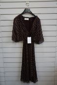 An as new Celine Paris silk dress (Size 36).