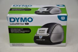 A boxed as new Dymo Label Writer 450 label printer.