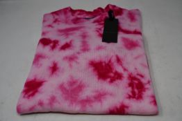 An as new Zoe Jordan Camino stone tie dye sweater (S/M).