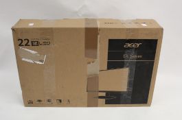 A boxed as new Acer EK220Q Abi 21.5