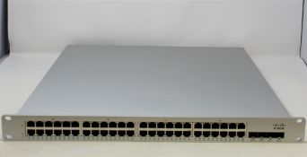 A boxed as new Meraki MS250-48 48-Port Cloud Managed Stackable Gigabit Switch (M/N: MS250-48-HW) (