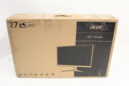 A boxed as new Acer KG271 Bimiix 27