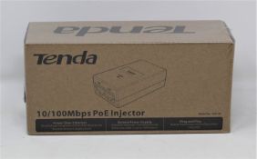 Seventeen boxed as new Tenda 10/100Mbps PoE Injectors (M/N: POE15F) (Boxes sealed).