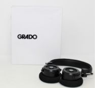 A boxed as new pair of GW100 Wireless Bluetooth Open-Back Headphones (Box opened, some damage to