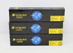 Eleven boxed as new Cartridge World replacement ink cartridges for HP 971XL; 6 x Yellow I01-CW-PH-