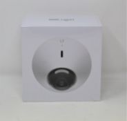A boxed as new Ubiquiti UniFi Protect UVC-G4-DOME Outdoor HD Dome IP Camera (Box sealed).