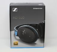 A boxed as new pair of Sennheiser HD 600 Circumaural Headphones in Black.