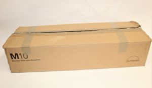 A boxed as new Humanscale M10 Monitor Arm with Crossbar (Box opened, some damage to box).